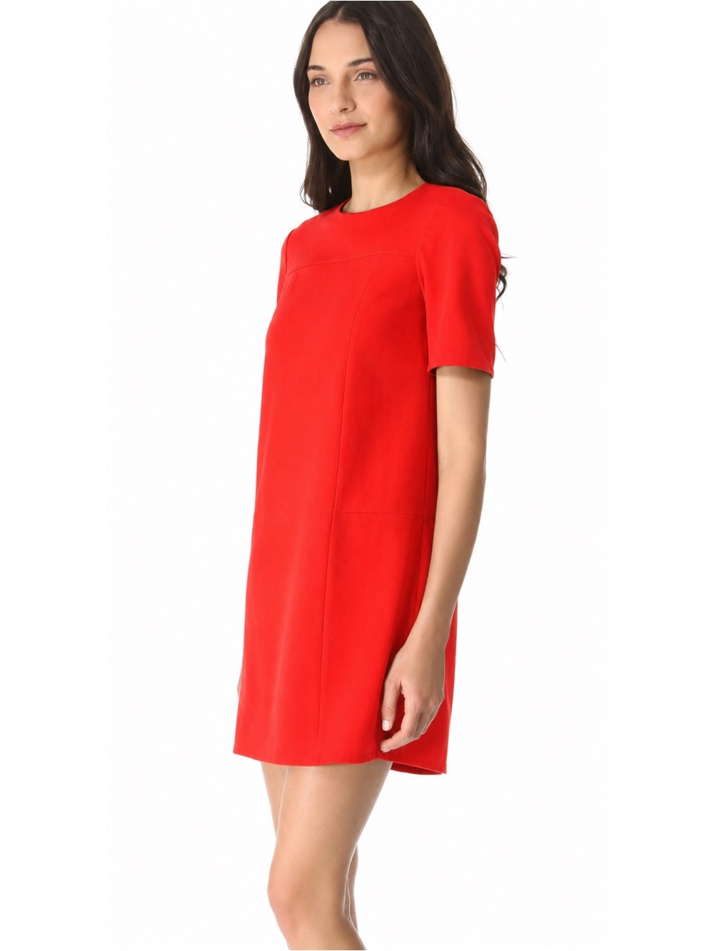 Tibi Short Sleeve Ponte Dress